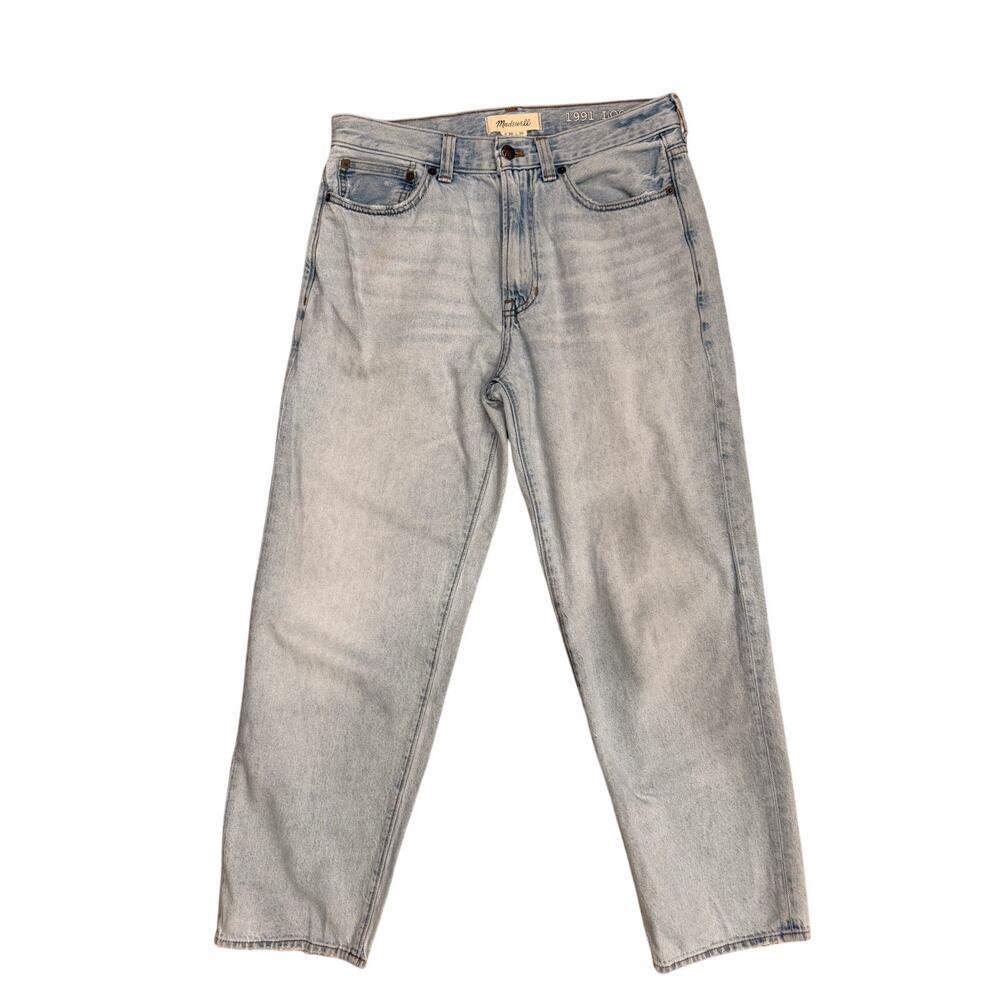 Madewell 1991 Loose Straight Jeans Men’s W30 L30 Light Wash Tencel Deni